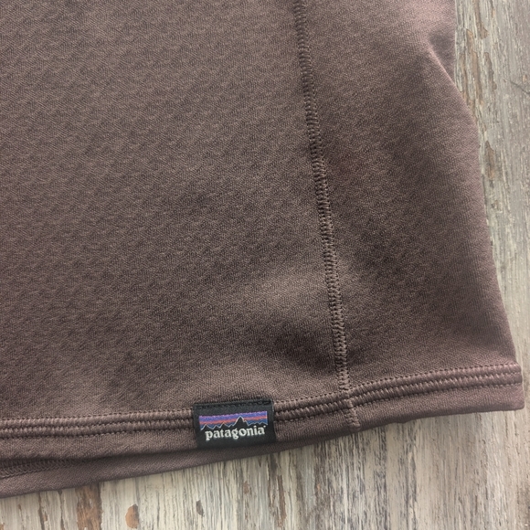 Patagonia Capilene Midweight Crewneck Cone Brown Mens Small - Picture 3 of 7